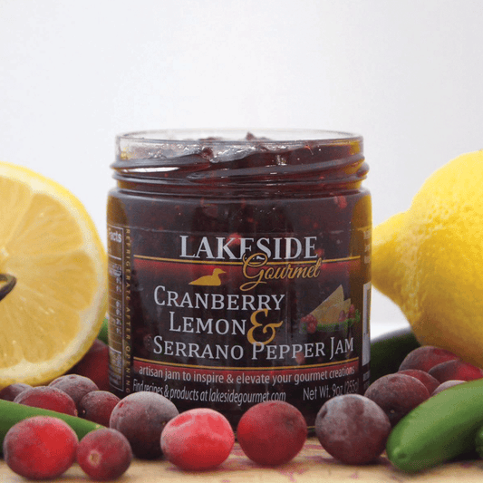Cranberry Lemon & Serrano Pepper Jam (2 & 4 packs)